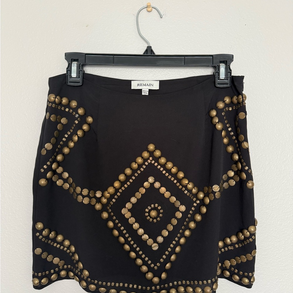 Black and Gold Women's Skirt